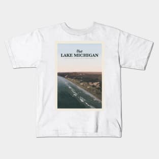 Visit Lake Michigan Kids T-Shirt